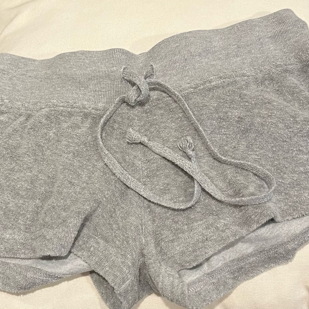 Gray Terry Hard Tail Shorts